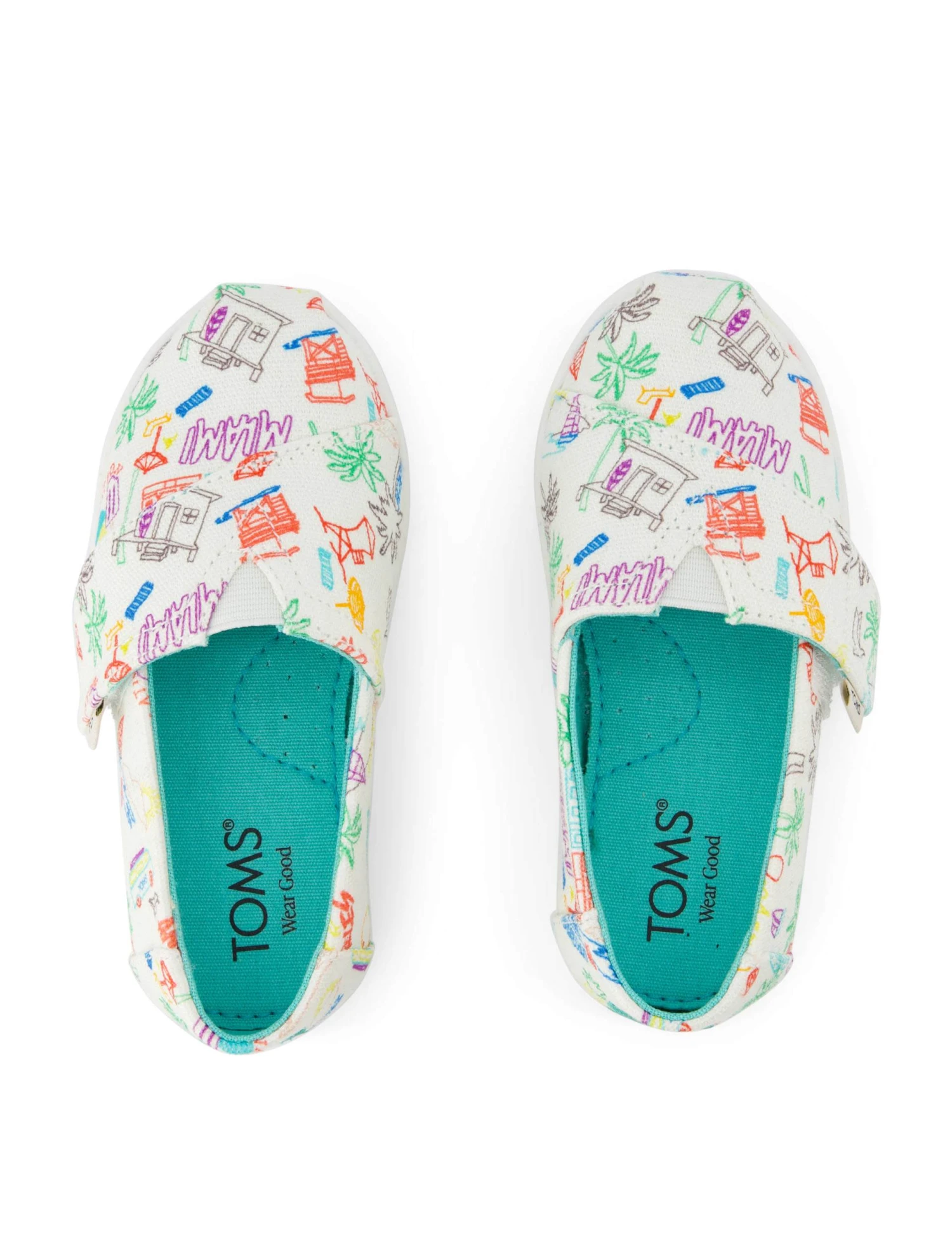Toms Kids' Doodle Print Riptape Espadrilles (4 Small - 2 Large) 13 Toms Kids' Doodle Print Riptape Espadrilles (4 Small - 2 Large) - Image 11