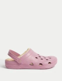 Kids' Faux Fur Lined Clogs (1 Large - 6 Large)