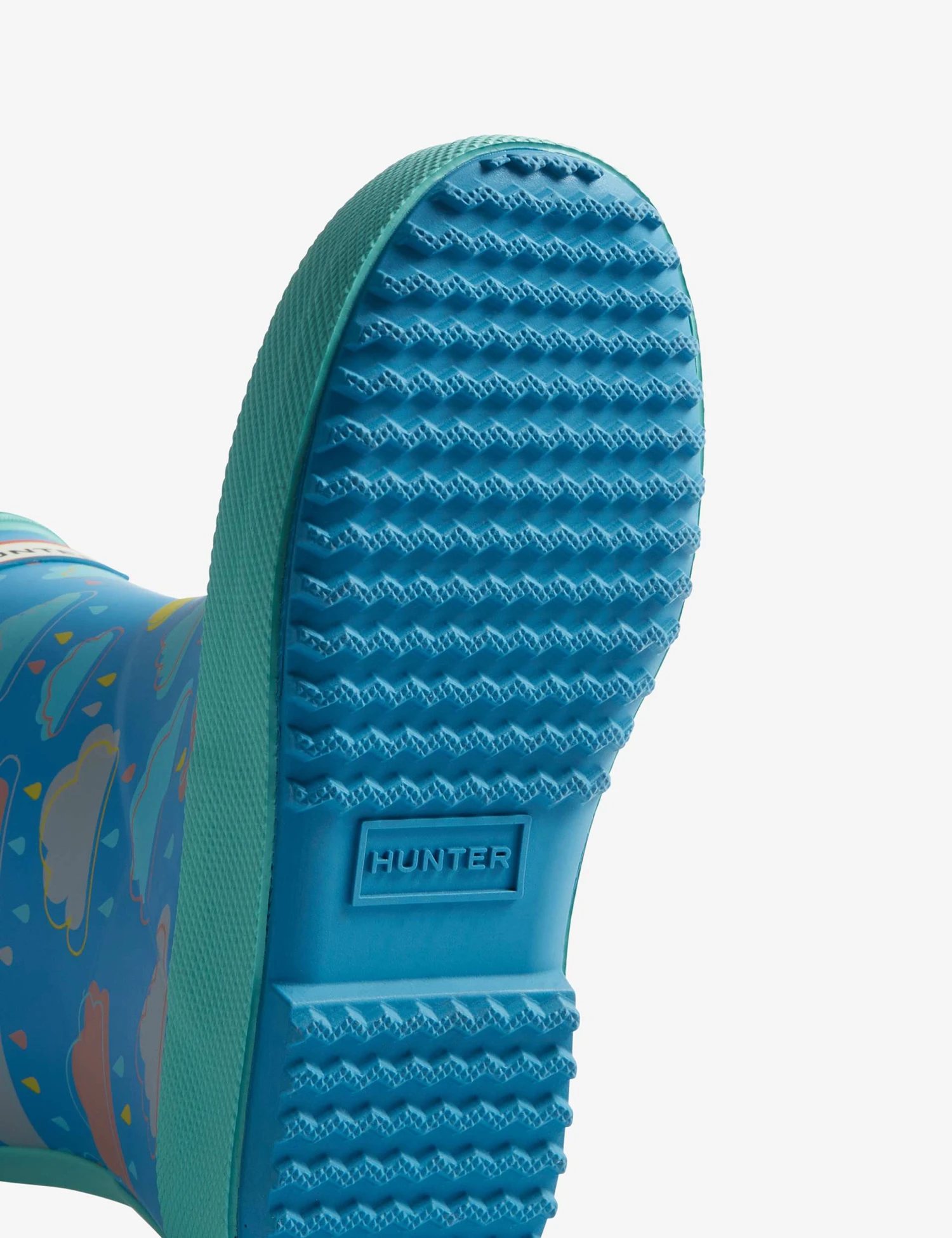 Hunter Kids First Rain Cloud Print Wellies 6 Hunter Kids First Rain Cloud Print Wellies - Image 4