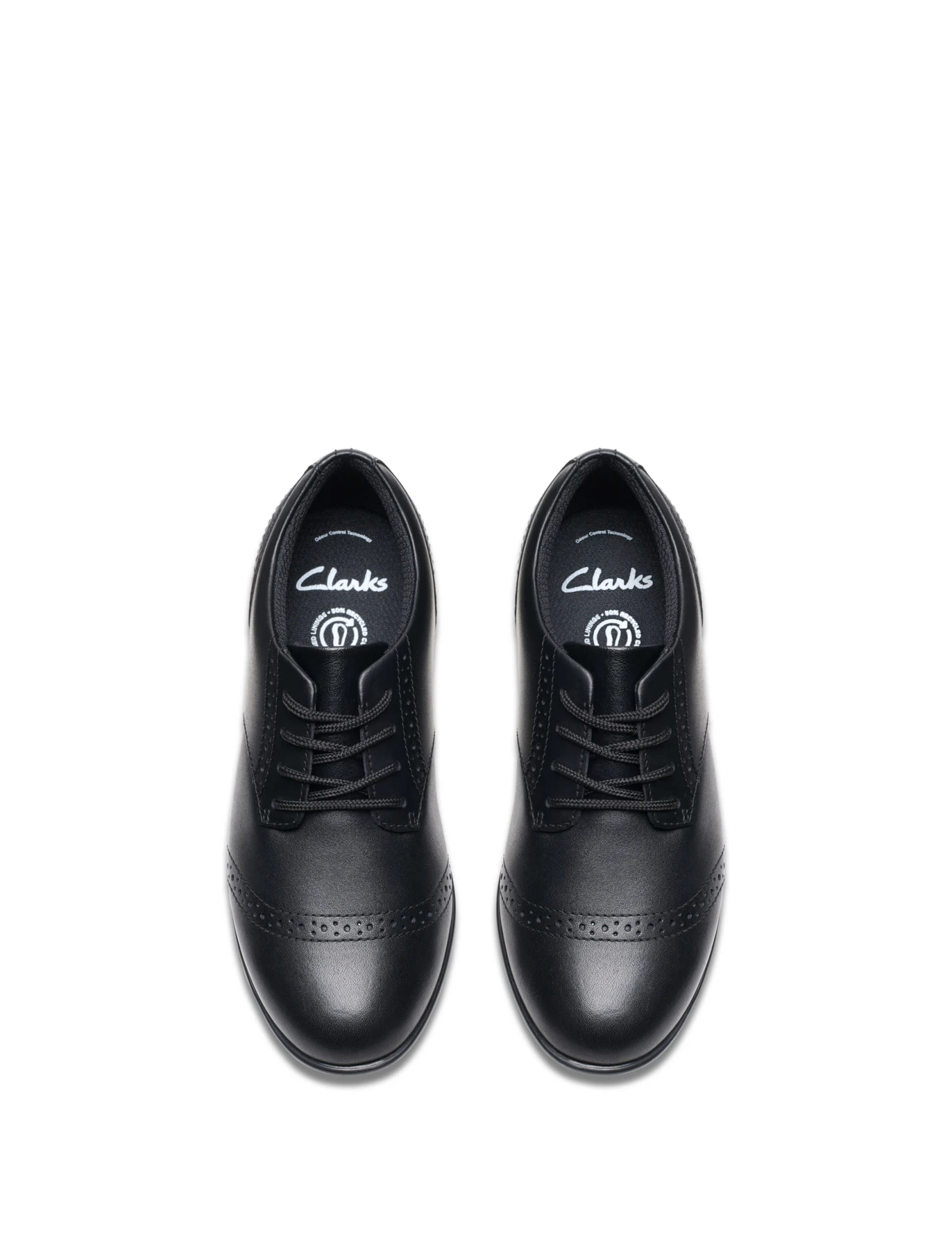 Clarks Kids' Leather Brogues (13 Small - 2 1/2 Large) 8 Clarks Kids' Leather Brogues (13 Small - 2 1/2 Large) - Image 6