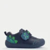 Kids' Leather Dinosaur Trainers (3.5 Small - 6.5 Small)