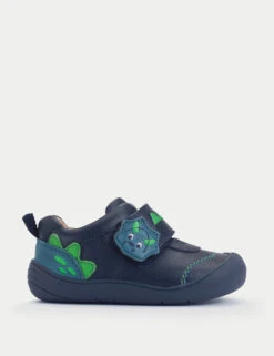 Kids' Leather Dinosaur Trainers (3.5 Small - 6.5 Small)