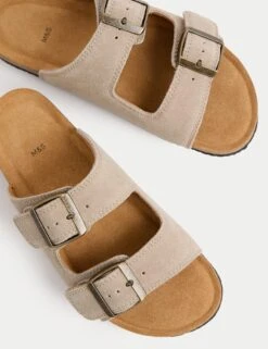 Kids' Leather Footbed Sandals (3 Large - 7 Large) 23 Kids' Leather Footbed Sandals (3 Large - 7 Large) -School Uniform Store Kids Leather Footbed Sandals 3 Large 7 Large 1 2