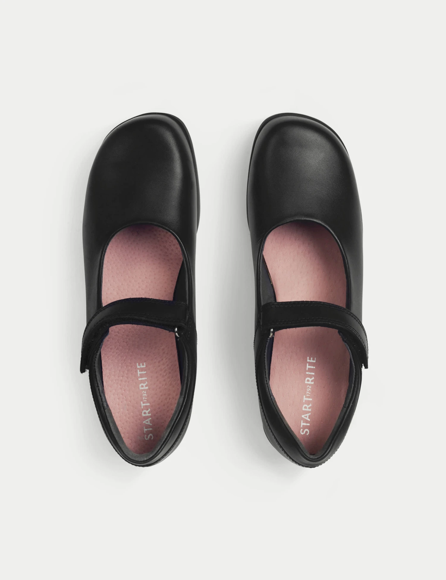 Kids' Leather Riptape School Shoes (13 Small - 5½ Large) 5 Kids' Leather Riptape School Shoes (13 Small - 5½ Large) - Image 3