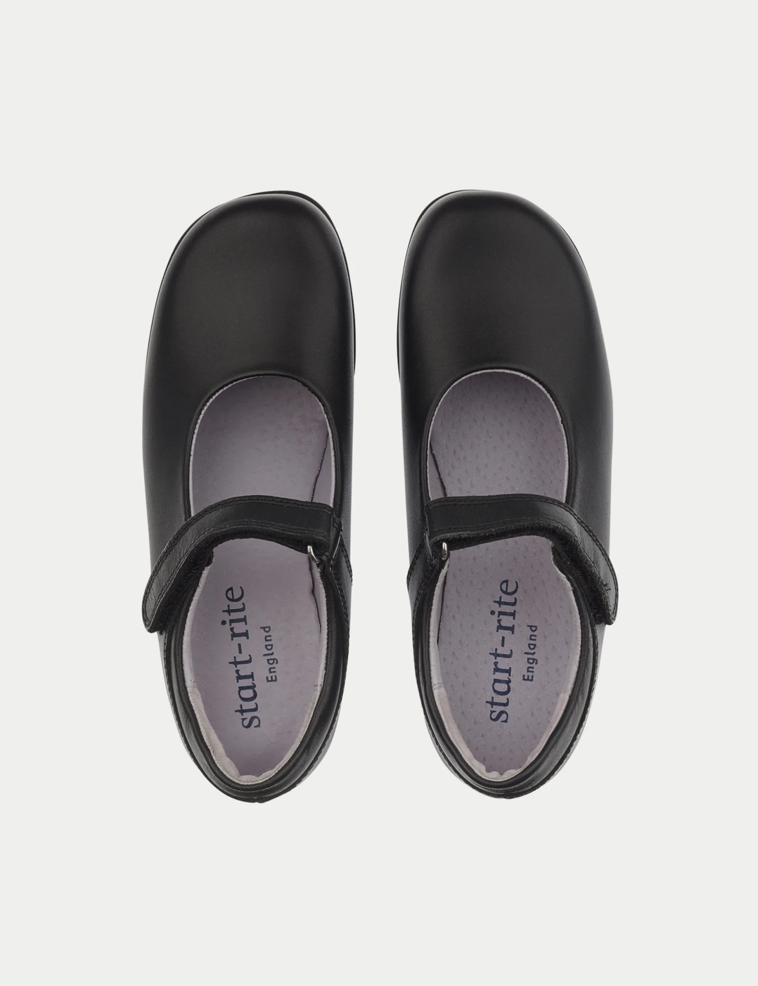 Kids' Leather Riptape School Shoes (13 Small - 5½ Large) 8 Kids' Leather Riptape School Shoes (13 Small - 5½ Large) - Image 6