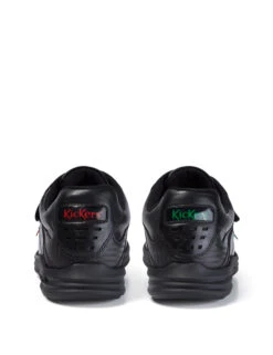 Kickers Kids' Leather Riptape School Shoes (3 Large - 6 Large) -School Uniform Store Kids Leather Riptape School Shoes 3 Large 6 Large 1 4