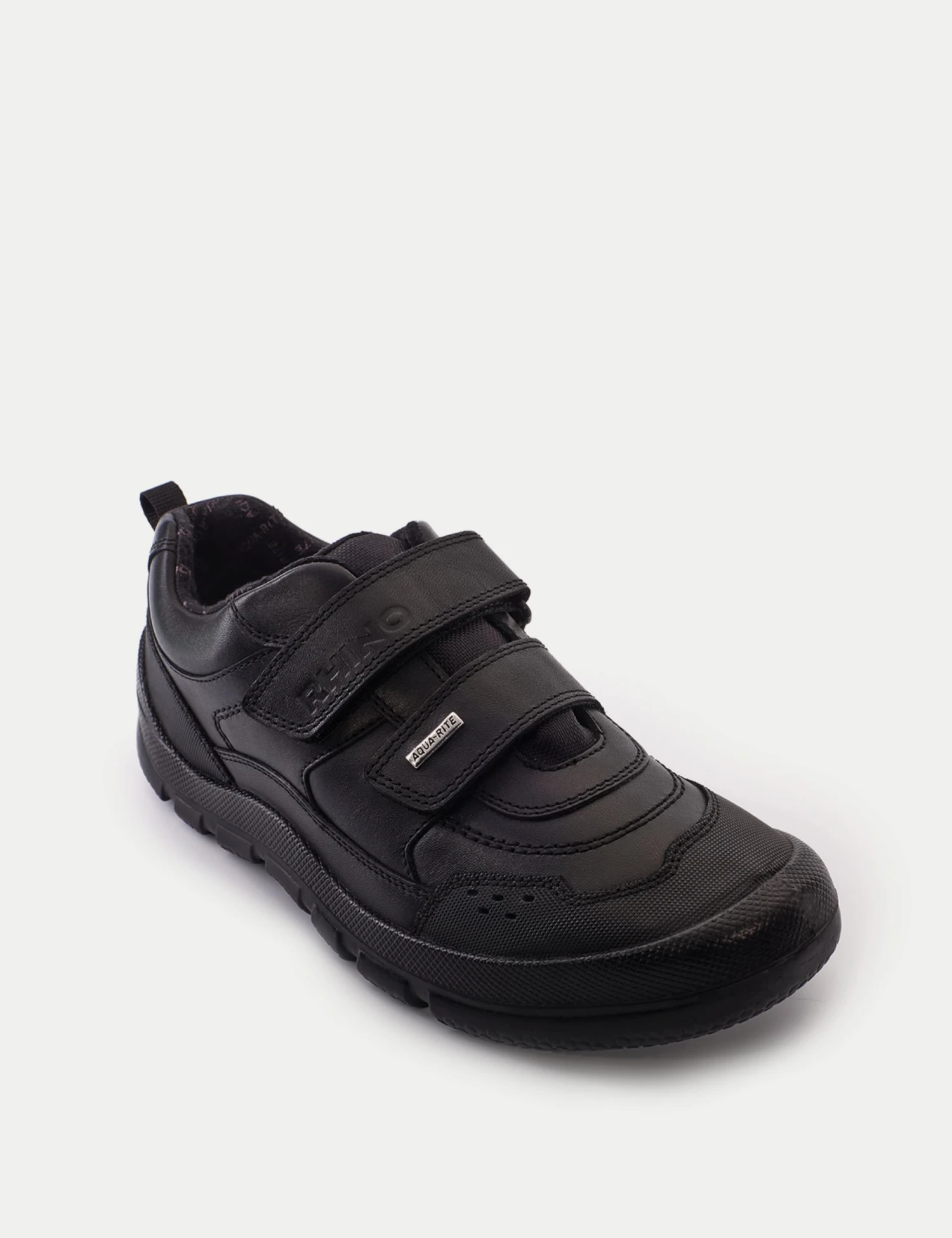 Kids' Leather Riptape Schoolwear Shoes (1 Large - 9 Large) 7 Kids' Leather Riptape Schoolwear Shoes (1 Large - 9 Large) - Image 5