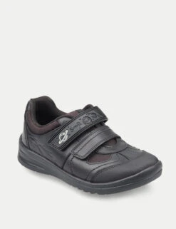 Kids' Leather Riptape Schoolwear Shoes (10 Small - 4 Large) -School Uniform Store Kids Leather Riptape Schoolwear Shoes 10 Small 4 Large 1 4