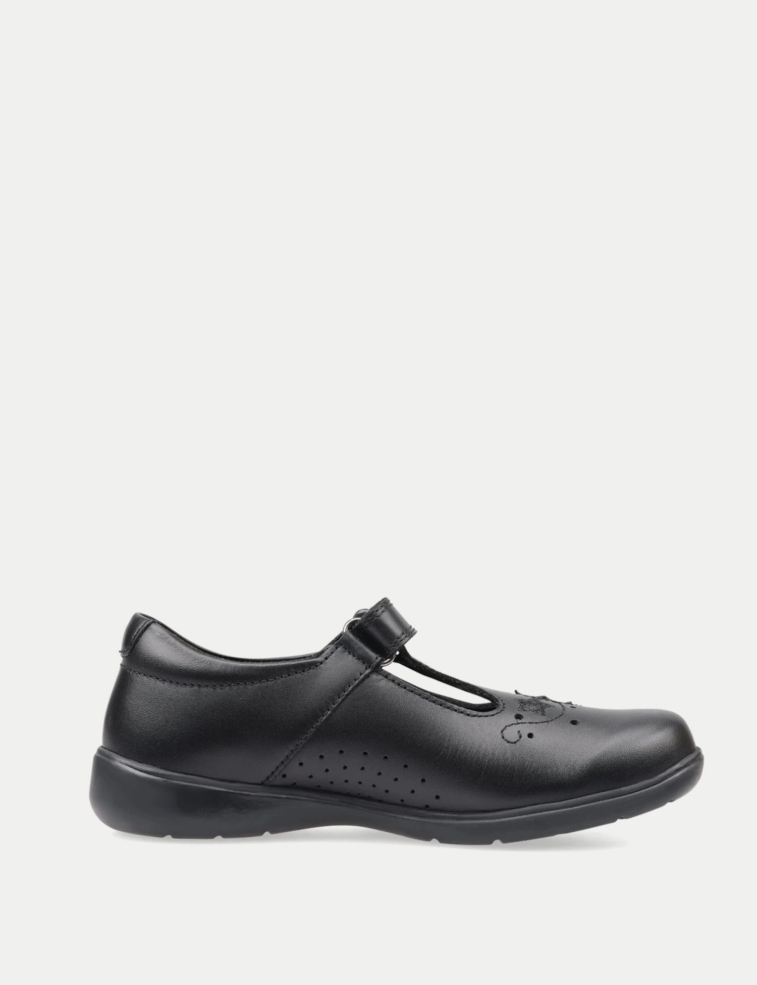 Kids' Leather Riptape Star Schoolwear Shoes (9 Small - 2 Large) 6 Kids' Leather Riptape Star Schoolwear Shoes (9 Small - 2 Large) - Image 4