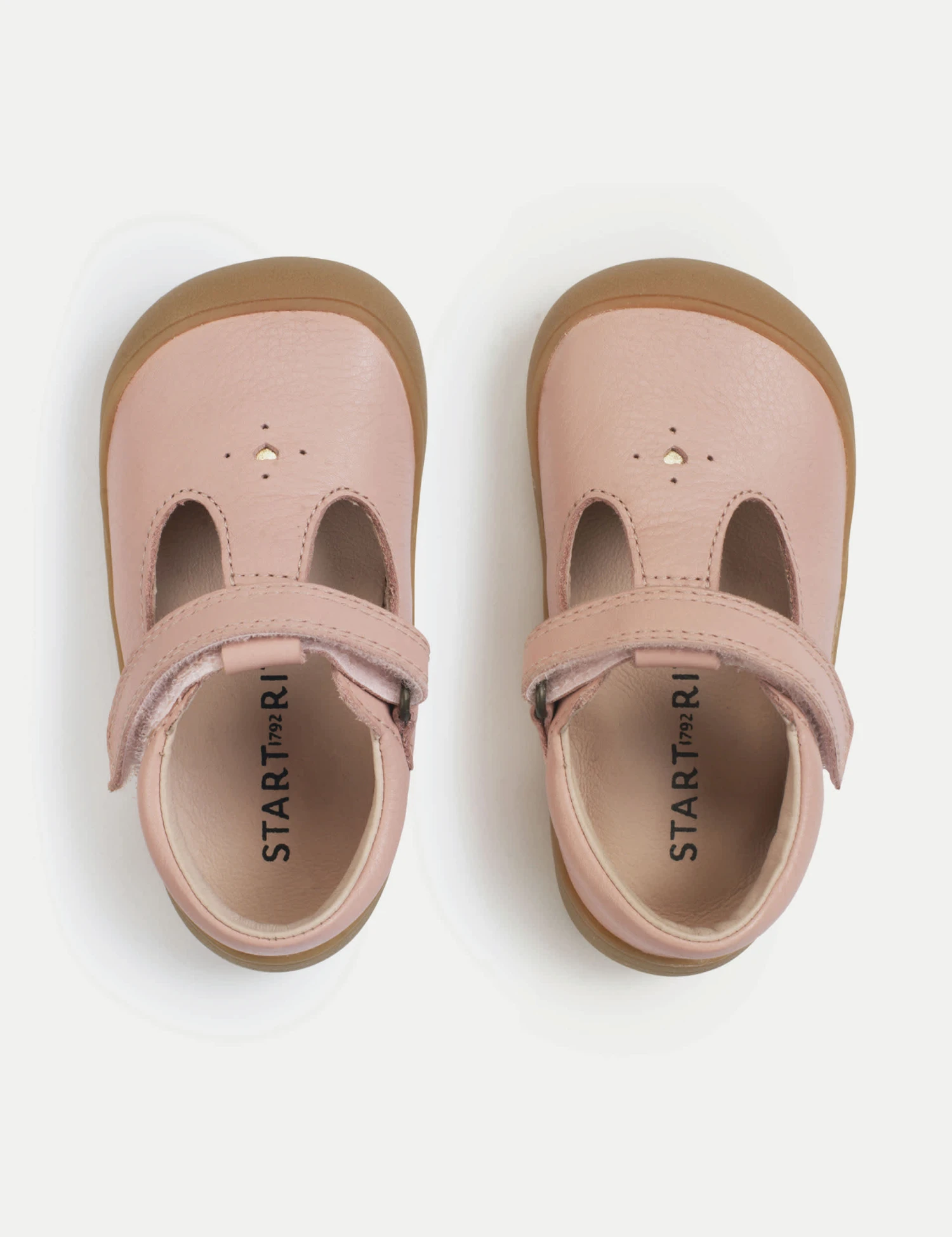 Kids' Leather Riptape T Bar Shoes (3 Small - 7 Small) 4 Kids' Leather Riptape T Bar Shoes (3 Small - 7 Small) - Image 2