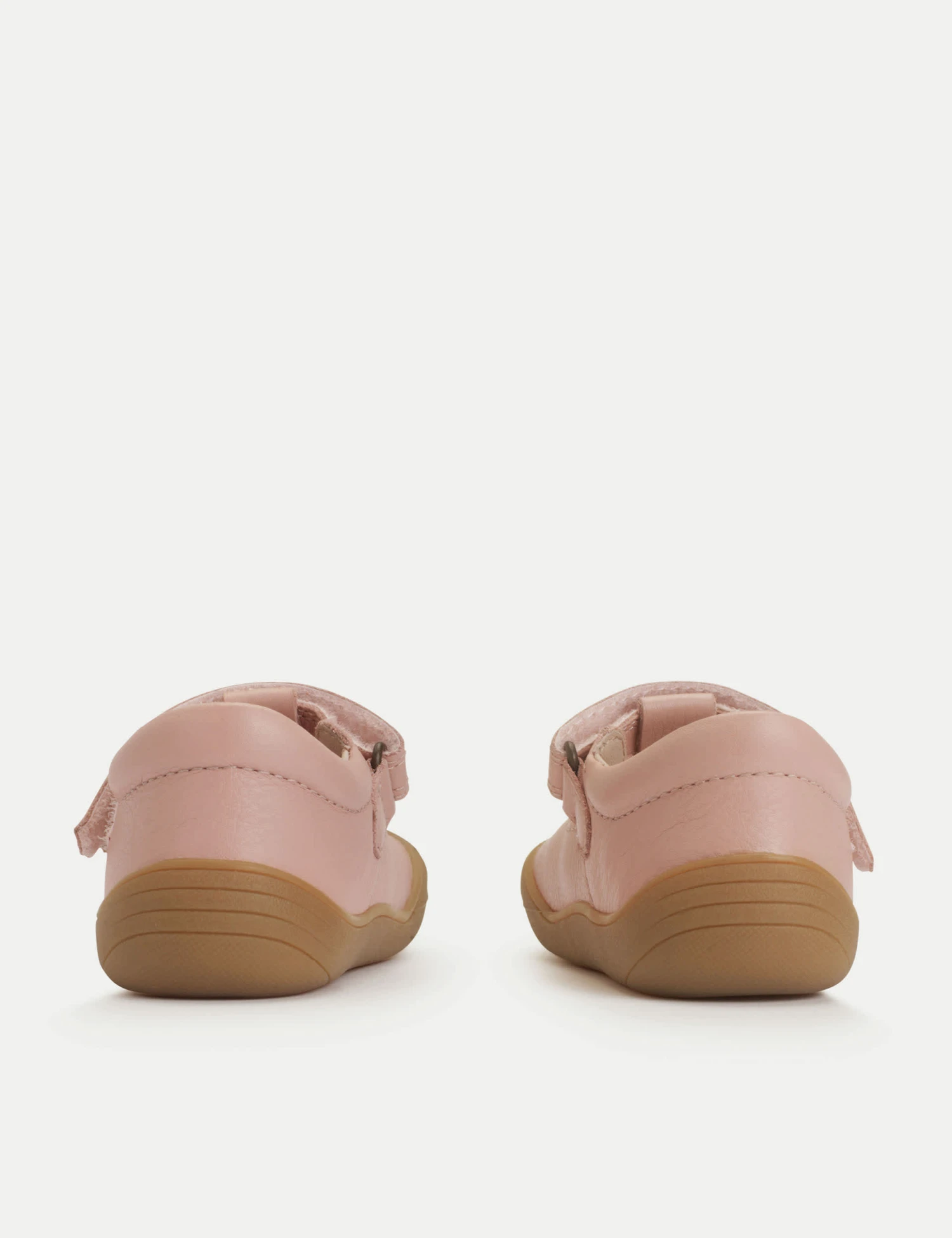 Kids' Leather Riptape T Bar Shoes (3 Small - 7 Small) 7 Kids' Leather Riptape T Bar Shoes (3 Small - 7 Small) - Image 5