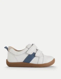 Kids' Leather Riptape Trainers (4 Small - 8 Small)
