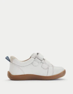 Kids' Leather Riptape Trainers (4 Small - 8 Small) -School Uniform Store Kids Leather Riptape Trainers 4 Small 8 Small 1 4