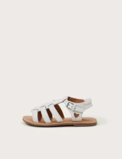 MONSOON Kids' Leather Sandals (7 Small - 12 Small)