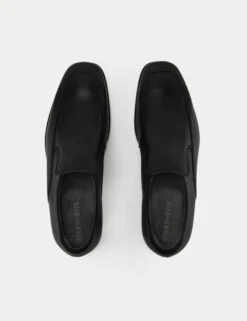 Kids' Leather Slip-On Schoolwear Shoes (6 Large - 11 Large) 10 Kids' Leather Slip-On Schoolwear Shoes (6 Large - 11 Large) -School Uniform Store Kids Leather Slip On Schoolwear Shoes 6 Large 11 Large 1 2