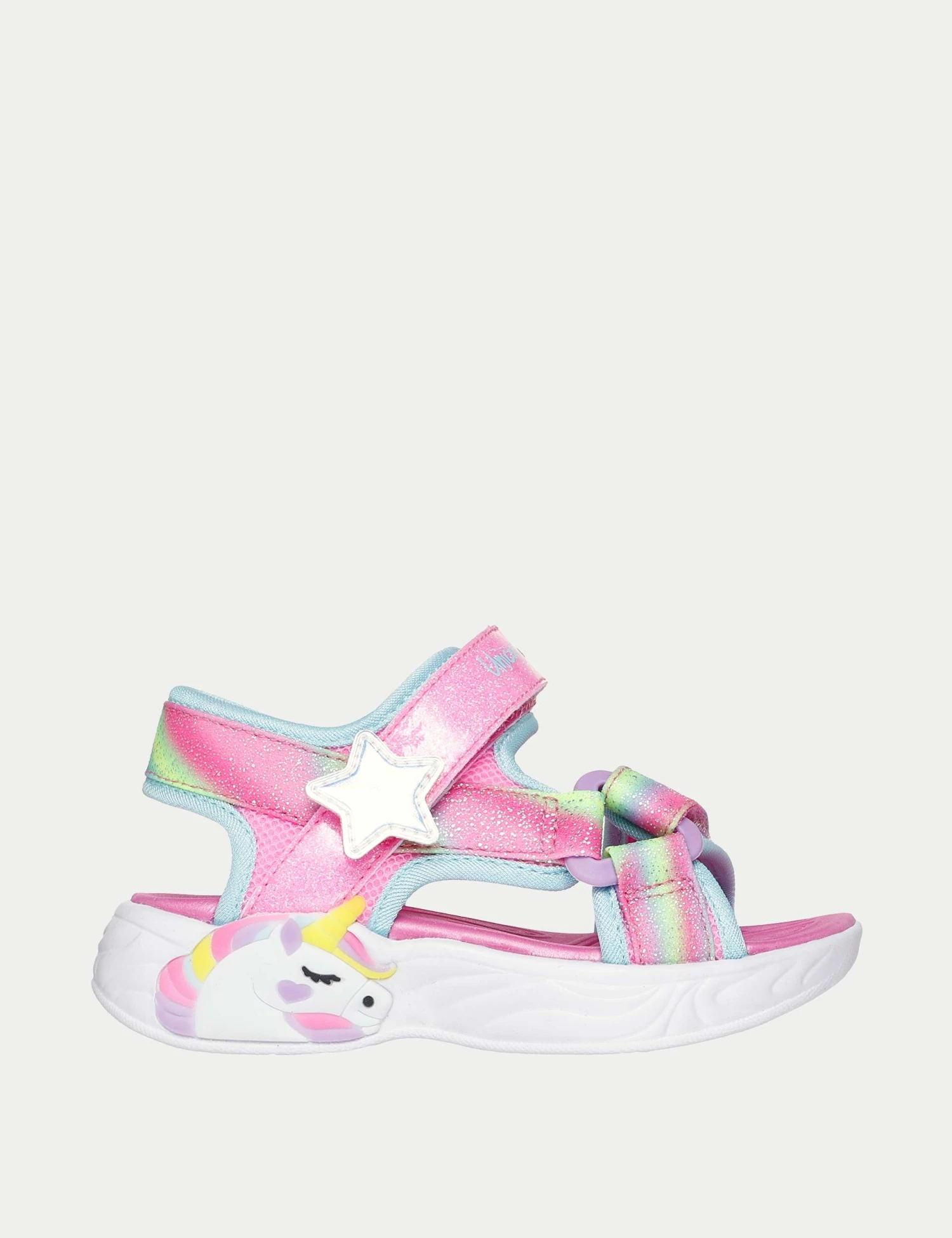 Skechers Kids' Light-up Unicorn Riptape Sandals (4 Small - 4 Large) 3 Skechers Kids' Light-up Unicorn Riptape Sandals (4 Small - 4 Large)