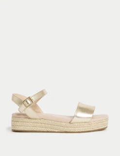 Kids' Metallic Wedge Sandals (1 Large - 6 Large)