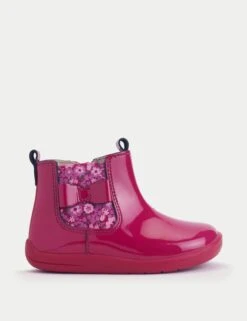 Kids' Patent Floral Chelsea Boots (4 Small - 8 Small)