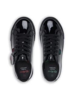 Kickers Kids' Patent Lace School Shoes (12½ Small - 2½ Large) -School Uniform Store Kids Patent Lace School Shoes 12 Small 2 Large 1 3