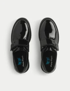 Kids' Patent Leather Riptape Shoes (12.5 Small - 4 Large) 16 Kids' Patent Leather Riptape Shoes (12.5 Small - 4 Large) -School Uniform Store Kids Patent Leather Riptape Shoes 12 5 Small 4 Large 1 2