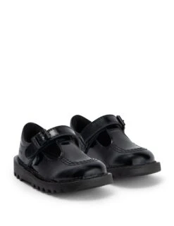 Kickers Kids' Patent Riptape T-Bar School Shoes (7 Small - 12 Small) 15 Kickers Kids' Patent Riptape T-Bar School Shoes (7 Small - 12 Small) -School Uniform Store Kids Patent Riptape T Bar School Shoes 7 Small 12 Small 1 1