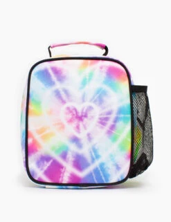 HYPE Kids' Rainbow Heart Tie Dye Lunch Box -School Uniform Store Kids Rainbow Heart Tie Dye Lunch Box 1