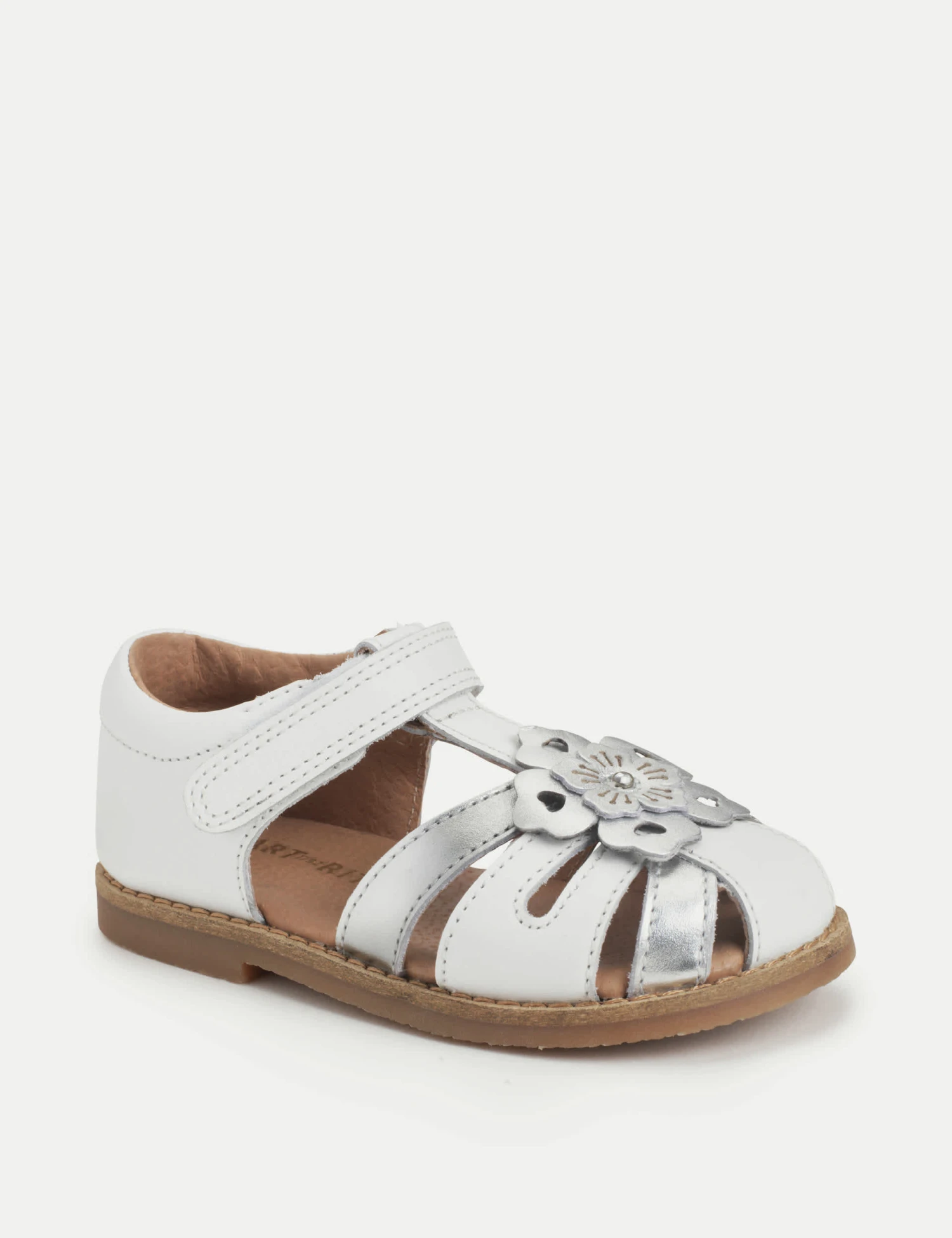 Kids' Schoolwear Leather Riptape Sandals (3 Small - 8 Small) 5 Kids' Schoolwear Leather Riptape Sandals (3 Small - 8 Small) - Image 3