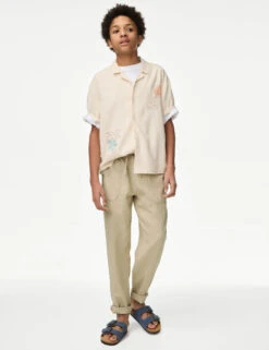 Linen Rich Trousers (6-16 Yrs)