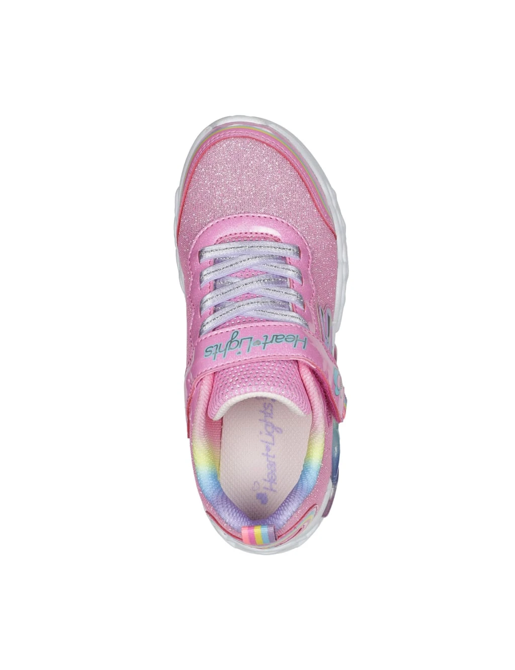 Skechers Infinite Heart Lights Love Prism Trainers (9.5 Small - 3 Large) 6 Skechers Infinite Heart Lights Love Prism Trainers (9.5 Small - 3 Large) - Image 4