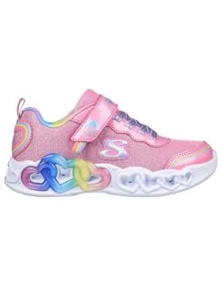 Skechers Infinite Heart Lights Love Prism Trainers (9.5 Small - 3 Large) 9 Skechers Infinite Heart Lights Love Prism Trainers (9.5 Small - 3 Large) -School Uniform Store MS 10 T82 8052S A4 X EC 90