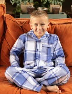 Cyberjammies Pure Cotton Checked Pyjamas (2-13 Yrs) -School Uniform Store MS 10 T83 9523S E4 X EC 2