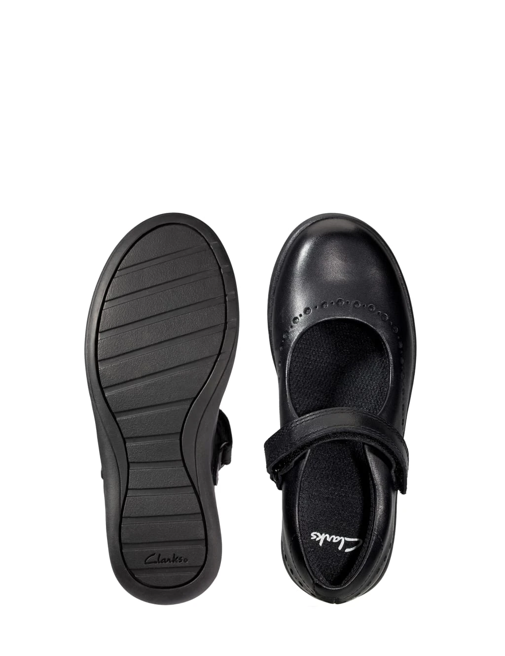 Clarks Kids' Leather Riptape School Shoes ( 10 Small - 13 Small) 7 Clarks Kids' Leather Riptape School Shoes ( 10 Small - 13 Small) - Image 5