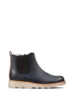 Clarks Kids' Leather Chelsea Boots