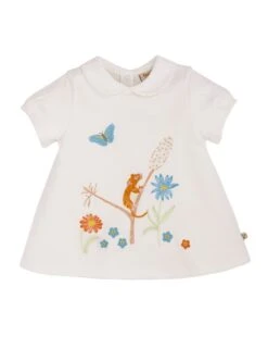Frugi Organic Cotton Carlie Collar T-Shirt (0 Mths - 5 Yrs)