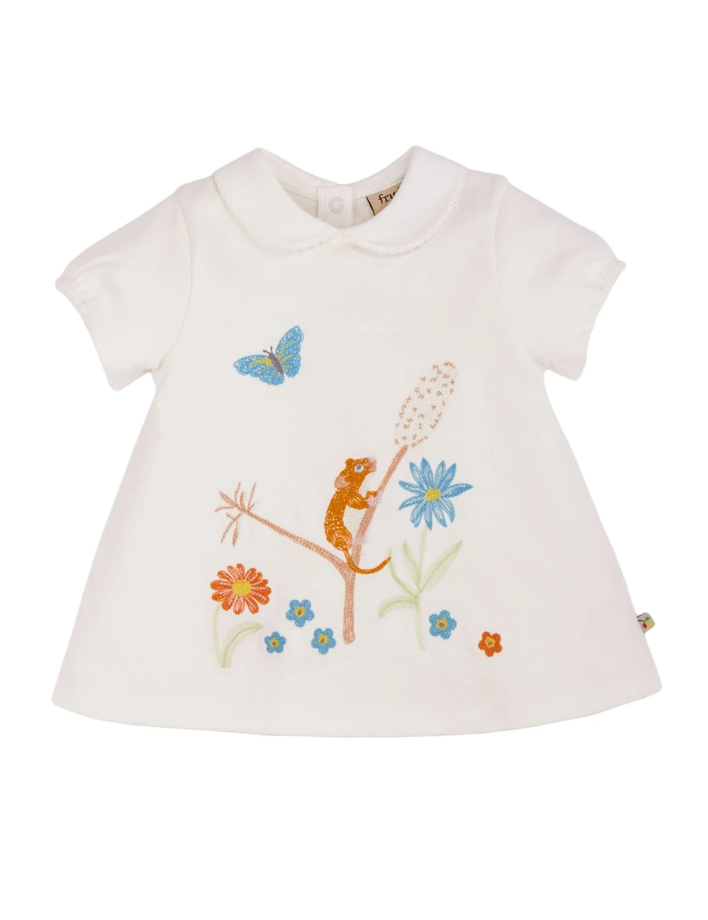 Frugi Organic Cotton Carlie Collar T-Shirt (0 Mths - 5 Yrs) 3 Frugi Organic Cotton Carlie Collar T-Shirt (0 Mths - 5 Yrs)