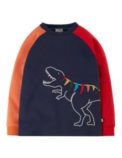 Frugi Organic Cotton Dinosaur T-Shirt (1.5-8 Yrs)