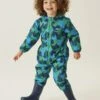 Regatta Penrose Hooded Printed Puddlesuit (9 Mths-6 Yrs) -School Uniform Store Penrose Hooded Printed Puddlesuit 9 Mths 6 Yrs