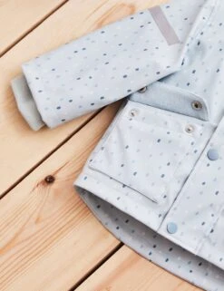 Personalised Blue Spot Print Raincoat 18 Personalised Blue Spot Print Raincoat -School Uniform Store Personalised Blue Spot Print Raincoat 4