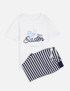 Personalised Boys Happy Easter Pyjamas (5-6 Yrs)