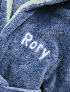 Personalised Dinosaur Fleece Dressing Gown (0 Mths-7 Yrs) -School Uniform Store Personalised Dinosaur Fleece Dressing Gown 0 Mths 7 Yrs 1 2