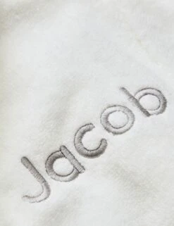 Personalised Ivory Towelling Robe 12 Personalised Ivory Towelling Robe -School Uniform Store Personalised Ivory Towelling Robe 2