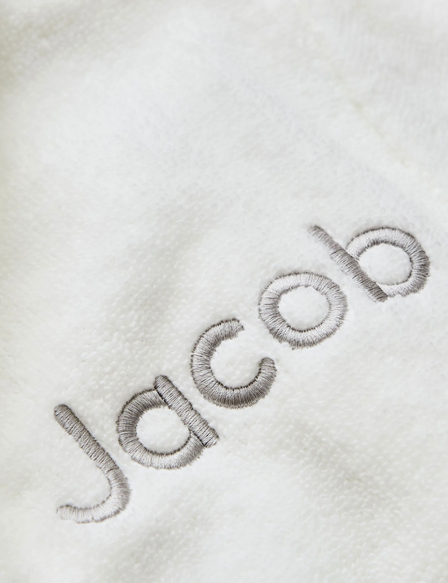 Personalised Ivory Towelling Robe 5 Personalised Ivory Towelling Robe - Image 3