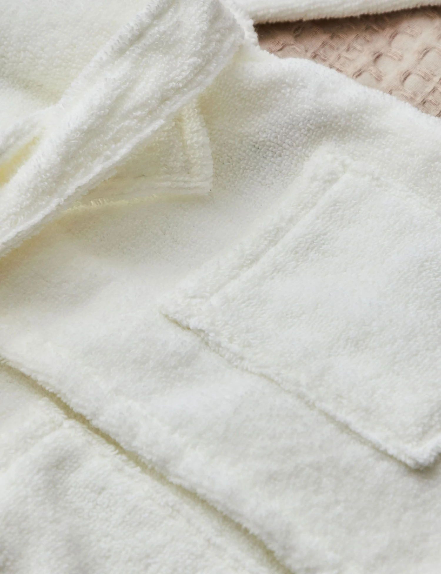 Personalised Ivory Towelling Robe 6 Personalised Ivory Towelling Robe - Image 4