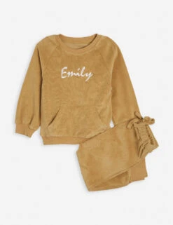Personalised Kids Towelling Lounge Set (1-7 Yrs)