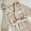 Personalised Oatmeal Robe With Ears -School Uniform Store Personalised Oatmeal Robe With Ears