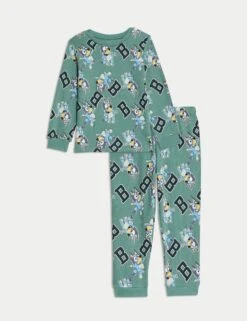 Pure Cotton Bluey™ Pyjamas (1-7 Yrs)