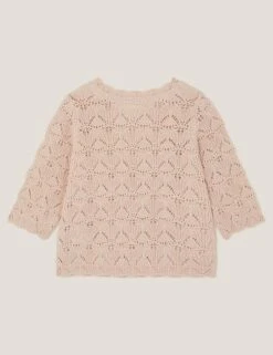 MONSOON Pure Cotton Flower Appliqué Jumper (3-13 Yrs) -School Uniform Store Pure Cotton Flower Appliqu Jumper 3 13 Yrs 1 1