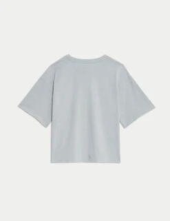 Pure Cotton MTV™ Cropped T-Shirt (6-16 Yrs) -School Uniform Store Pure Cotton MTV Cropped T Shirt 6 16 Yrs 1 5