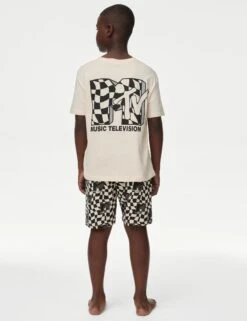 Pure Cotton MTV™ Pyjamas (6-16 Yrs) -School Uniform Store Pure Cotton MTV Pyjamas 6 16 Yrs 1 3