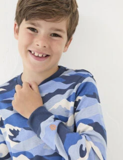 Pure Cotton Mountain Print Pyjama Set (3-13 Yrs) -School Uniform Store Pure Cotton Mountain Print Pyjama Set 3 13 Yrs 1 3